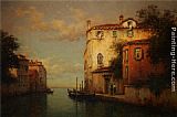 Canal Scene - Venice by Antoine Bouvard